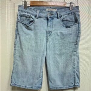 Light Blue Denim Women's Shorts